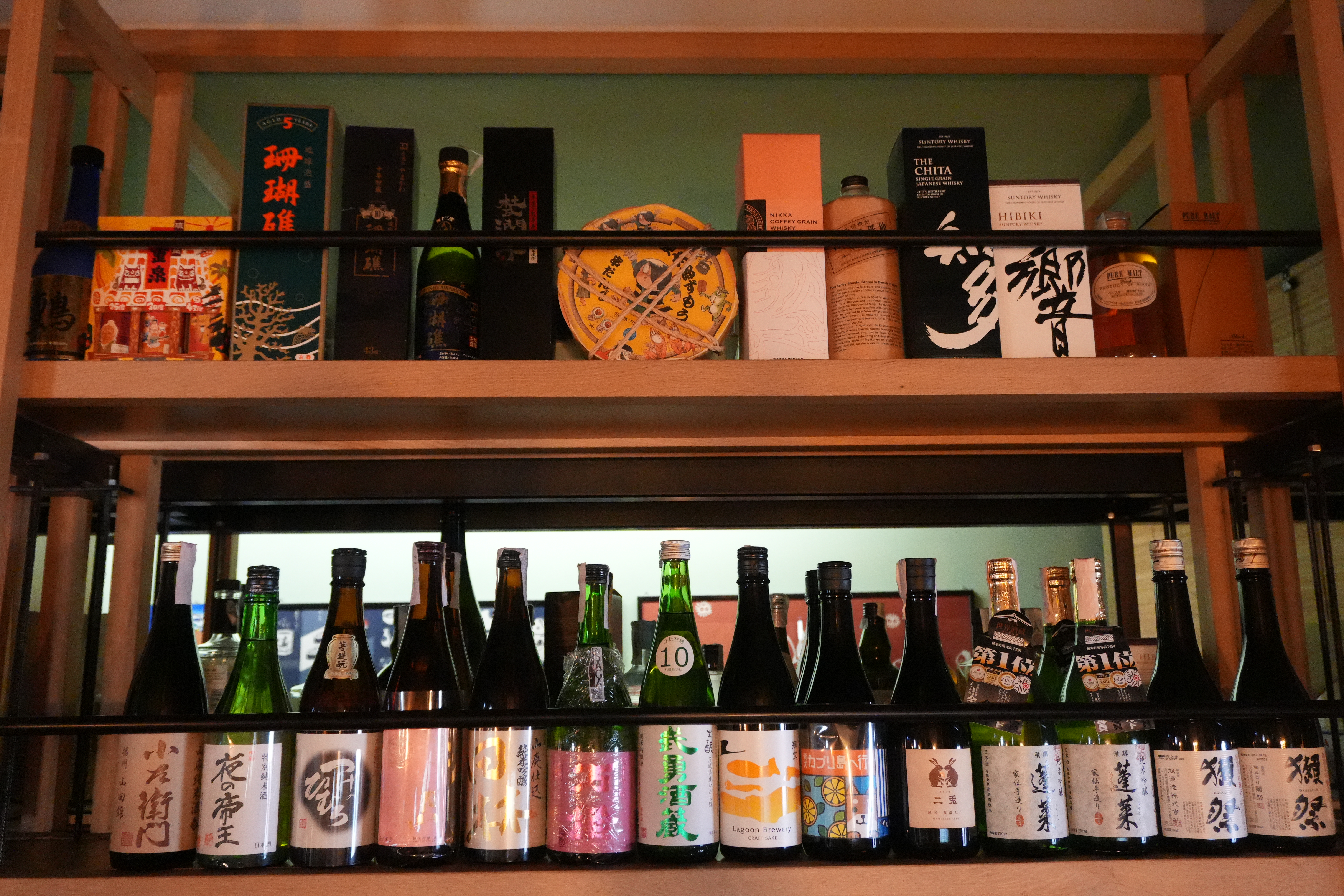 日本酒と料理のプレゼンテーション